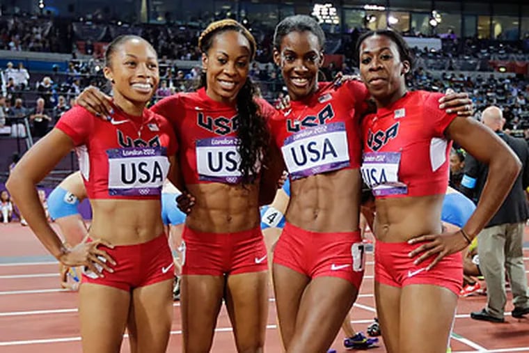 Track and field is one of many Olympic sports in which American female athletes receive significant financial support. (David J. Phillip/AP)