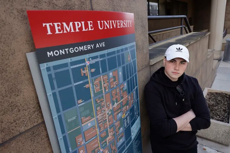 Lucas Burke, 22, recently rode along with a Temple University police officer. The junior psychology major has always wanted to be a police officer.