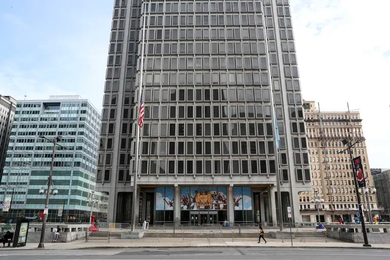 Philadelphia's finance department, which oversees property data, has offices in the city's Municipal Services Building. Officials recently rejiggered the city's property-search website to disable owner-name lookups.