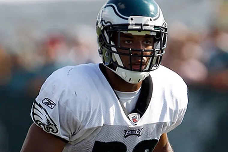Eagles safety Nate Allen is not yet 100 percent healthy. (Yong Kim/Staff file photo)