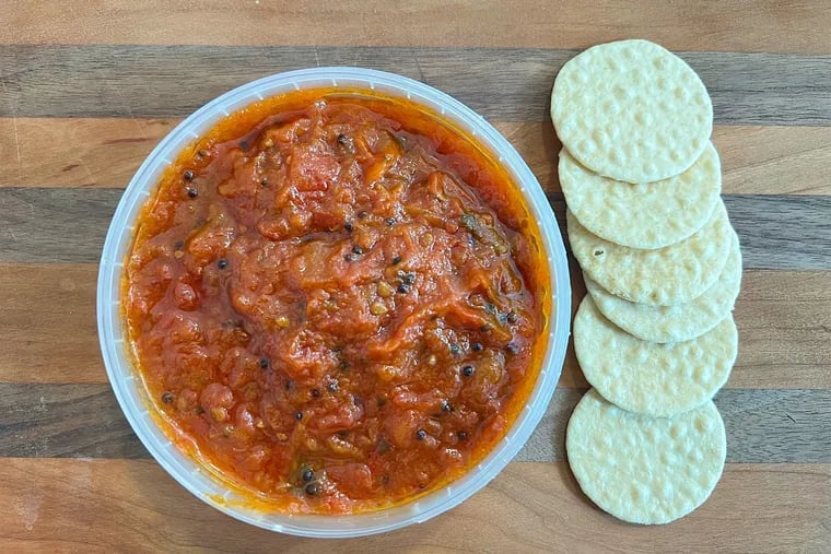 Lonsa, a tomato condiment, is the signature product of Aaji's.