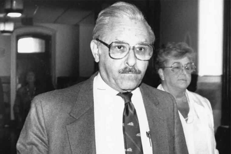 Joseph L. Melnick arrives for his trial in May 1989. He ended up stripped of his medical license.