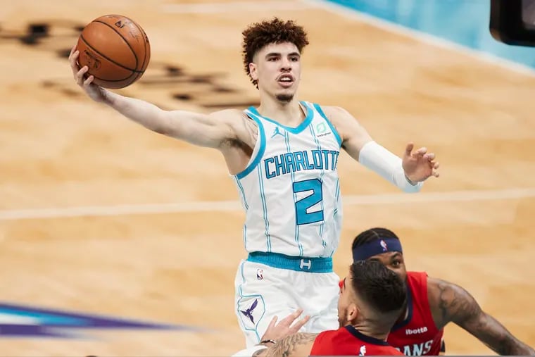 Rookie of the Year candidate point guard LaMelo Ball averages 15.7 points and 6.1 assists for Charlotte.
