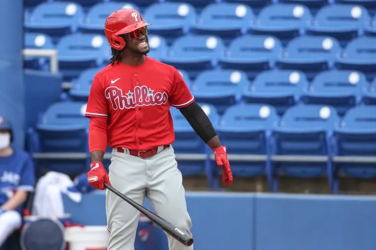 The Phillies decided to send center fielder Odúbel Herrera to the Lehigh Valley alternate site rather than putting him on the opening-day roster.