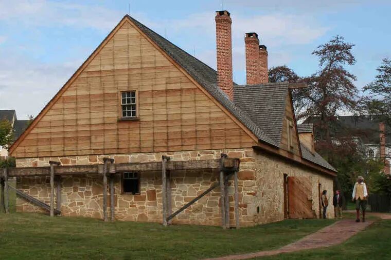 The rebuilt distillery, opened in 2007, is on the same site near Dogue Run Creek where Washington's original facility was located.