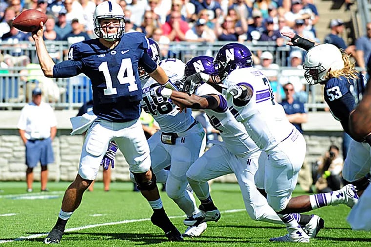 Penn State quarterback Christian Hackenberg. (Evan Habeeb/USA Today Sports)