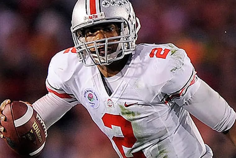 Terrelle Pryor and second-ranked Ohio State have their sights set on a national championship. (AP Photo/Mark J. Terrill)