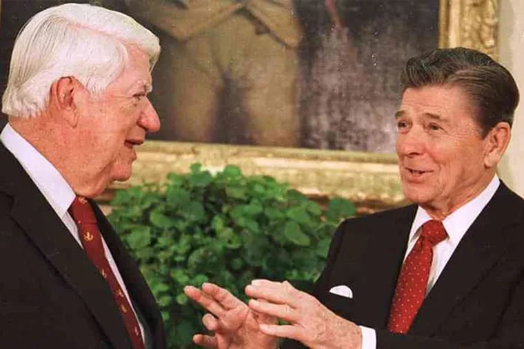 President Reagan and House Speaker Thomas P. "Tip" O'Neill were able to forge a bond — something that has eluded President Obama and John Boehner.
