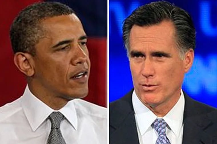 President Obama and Republican Mitt Romney will fight it out in November - and perhaps beyond, if the electoral college math ends in a tie. (AP Photos)