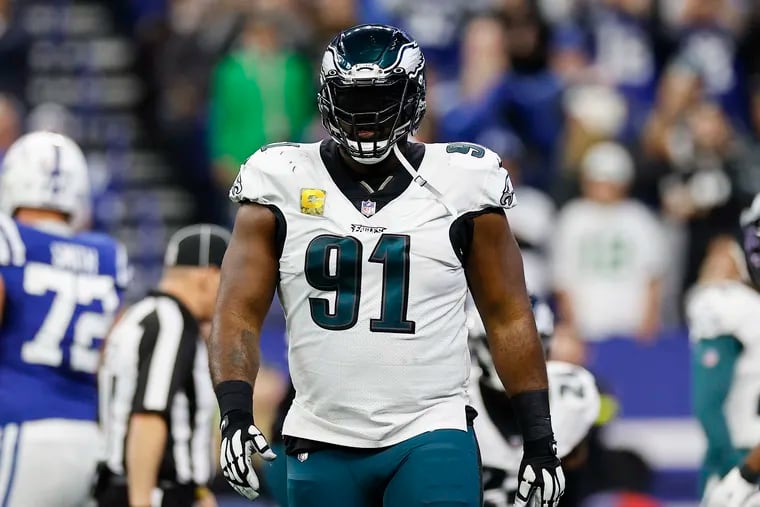 Eagles defensive tackle Fletcher Cox played more like his old self against the Colts on Sunday.