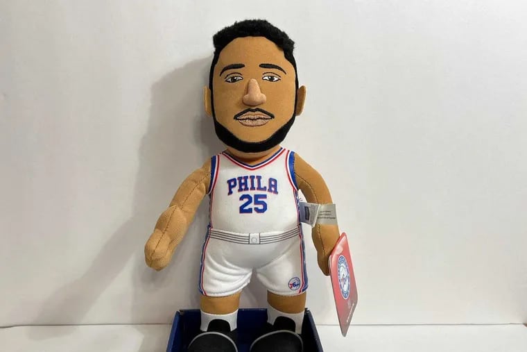 Karen Swisa's listed a Ben Simmons plush toy as a "voodoo doll" in hopes some fun marketing will help her make a sale.