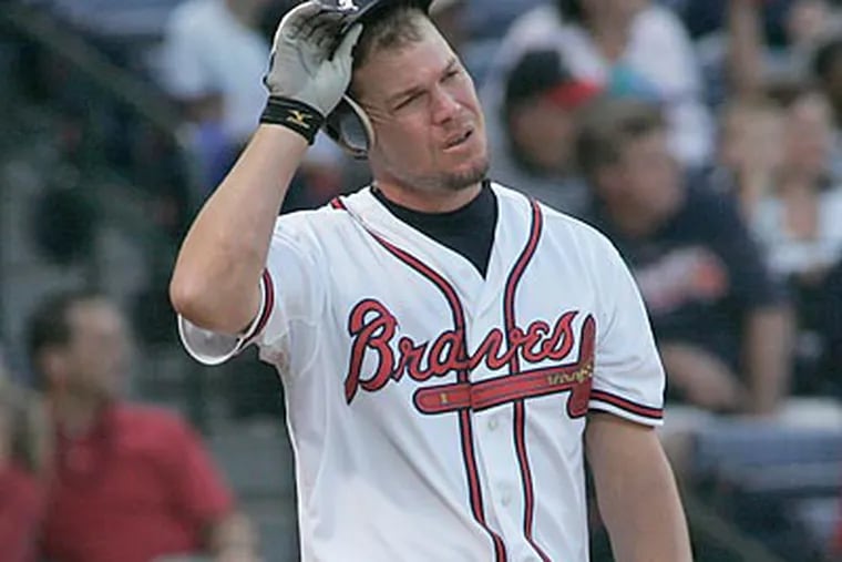 Chipper Jones is one of few veterans on a Braves roster that has seen much change. (John Amis/AP file photo)