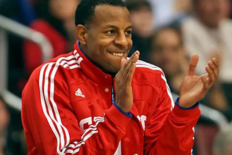 Andre Iguodala and the Sixers are 29-17 over their last 46 games. (Steven M. Falk/Staff Photographer)