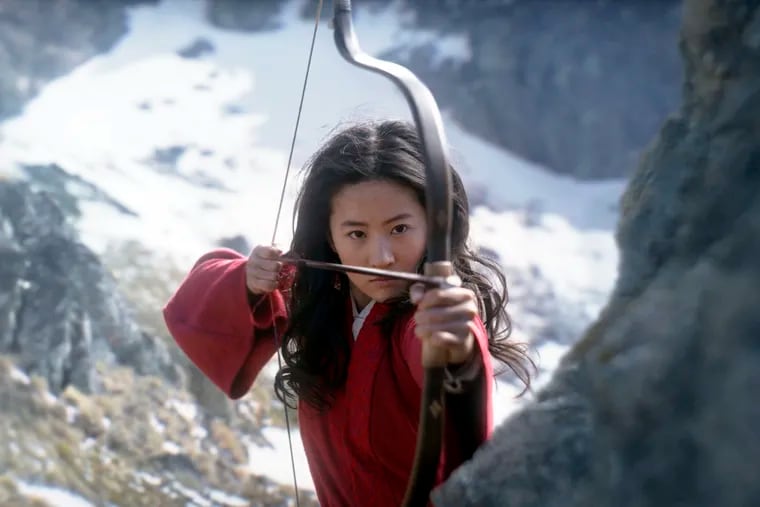 Yifei Liu in the title role of "Mulan."