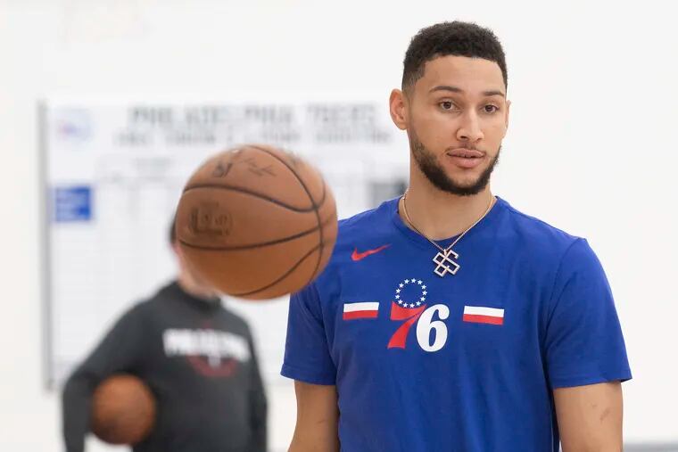 Ben Simmons, after practice on Sunday, said he will be more aggressive in Game 2 versus the Nets. That would help.