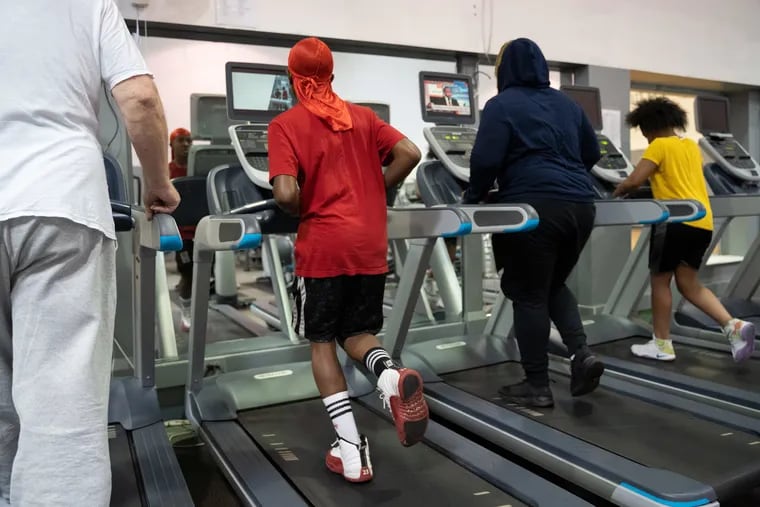 If walking on a treadmill, add incline to keep your heart rate elevated.