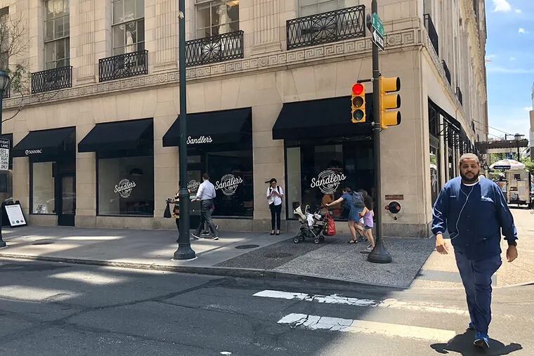 Sandler's on 9th opened in mid-2018 at Ninth and Chestnut Streets.