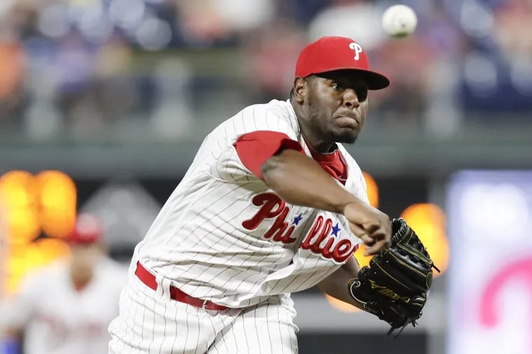 Hector Neris has struck out 18 batters in eight scoreless innings since his return from the minor leagues.
