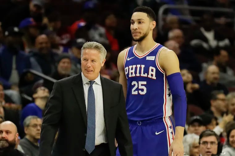 Brett Brown and the Sixers look like a lost team while playing without the injured Ben Simmons against the Celtics in the first round of the NBA playoffs.