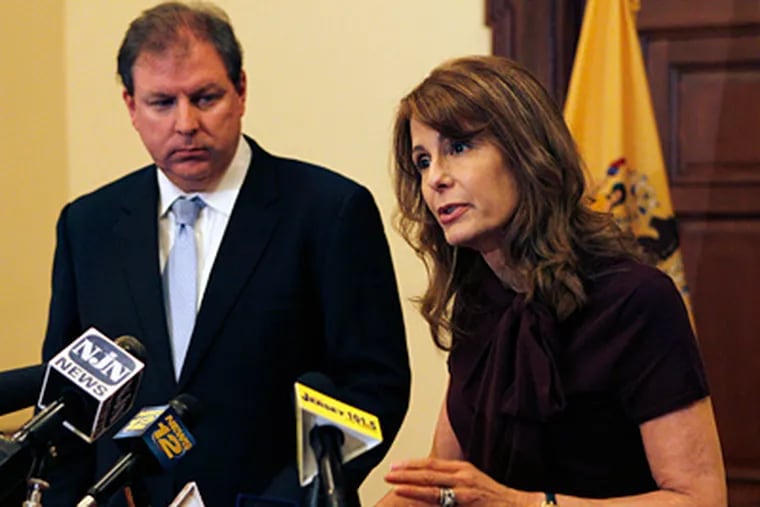 Opponents of the deal include Majority Leaders Joseph Cryan of the Assembly and Barbara Buono of the Senate. (Mel Evans / Associated Press)