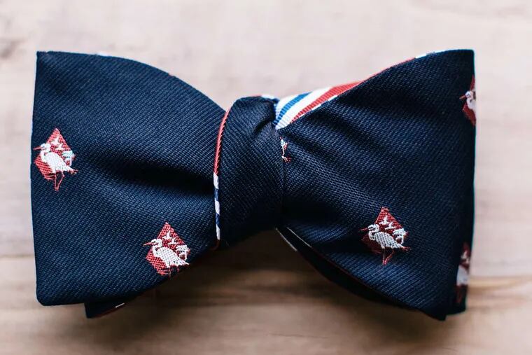 Edward Armah is a favorite bow tie brand among clients. Armah is known for unique designs. Trunk Club