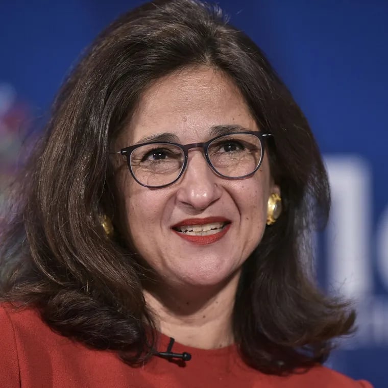 Bank of England Deputy Governor Nemat Shafik speaks during a discussion on Fortifying the Global Financial Safety Net during the 2016 International Monetary Fund, World Bank Spring Meetings at the Jack Morton Auditorium in Washington, D.C.
