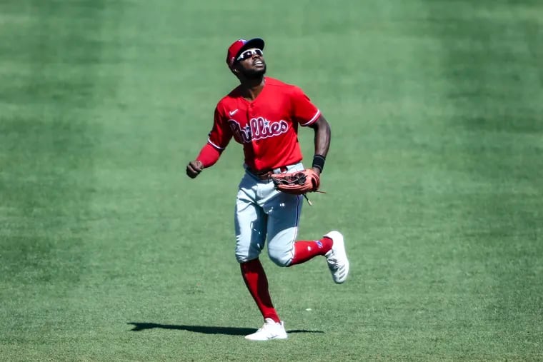Roman Quinn appears to be the most likely candidate to get the nod as the Phillies' starting center fielder on opening day against the Atlanta Braves.
