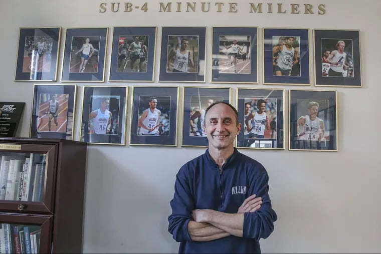 Only three men in history have run 100 or more sub-4-minute miles. Villanova track coach Marcus O'Sullivan is one of them, with 101.