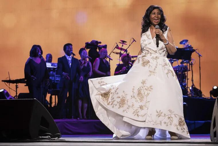 Aretha Franklin will perform at the Mann on Saturday.