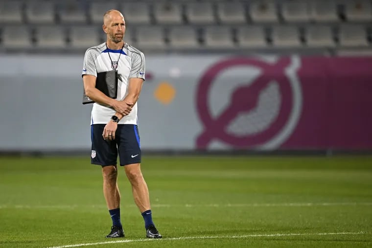 Former U.S. men's soccer team manager Gregg Berhalter at last fall's World Cup in Qatar.