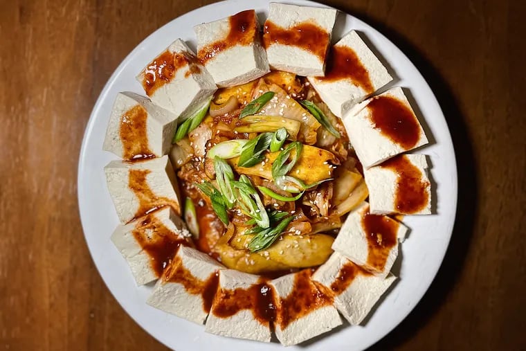 Dooboo kimchi from "The Korean Vegan Cookbook."