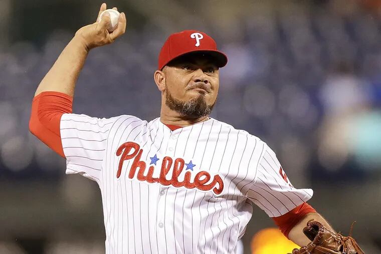 Joaquin Benoit,  40, had a 4.07 ERA in 44 games for the Phillies.