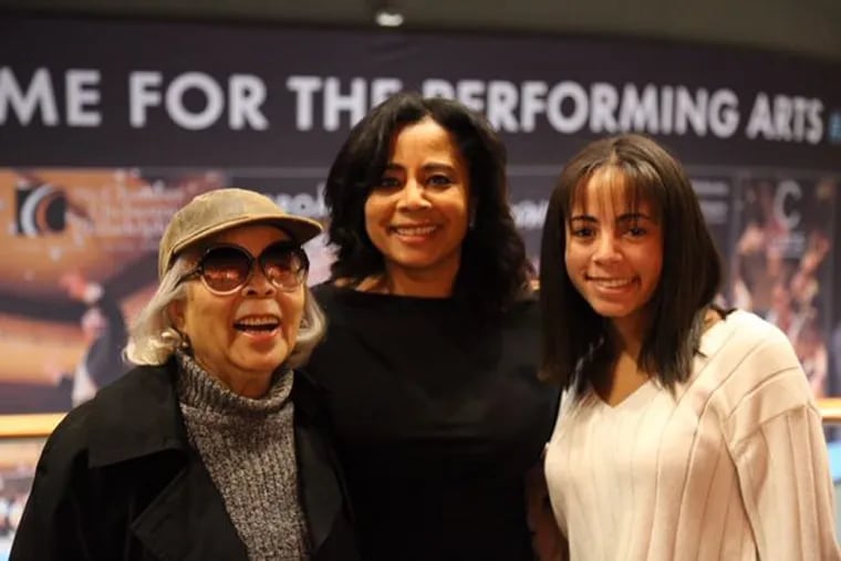 Former TV anchor Renee Chenault Fattah, shown here with her mother and daughter.