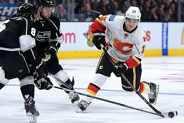 Flames left wing Johnny Gaudreau. (Kirby Lee/USA Today Sports)