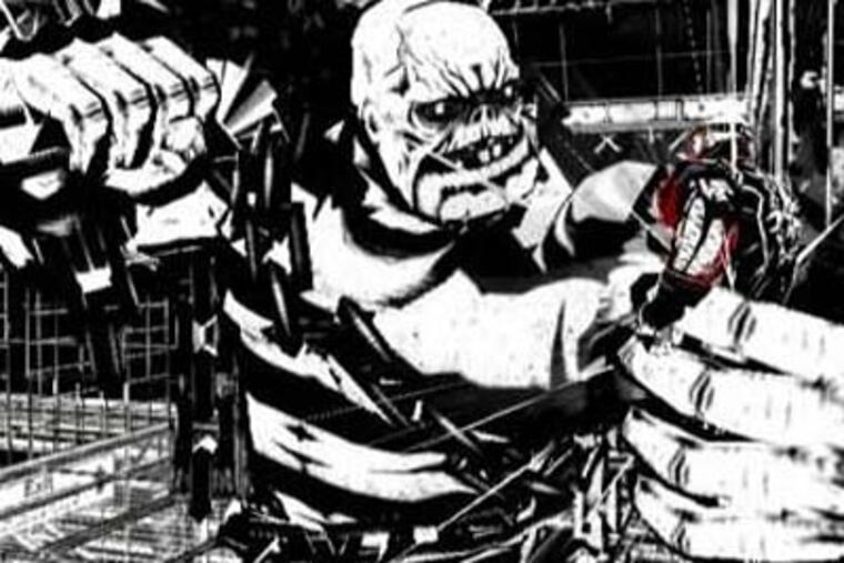 Madworld has gotten attention for its comic-book look, with bold black-and-white graphics.