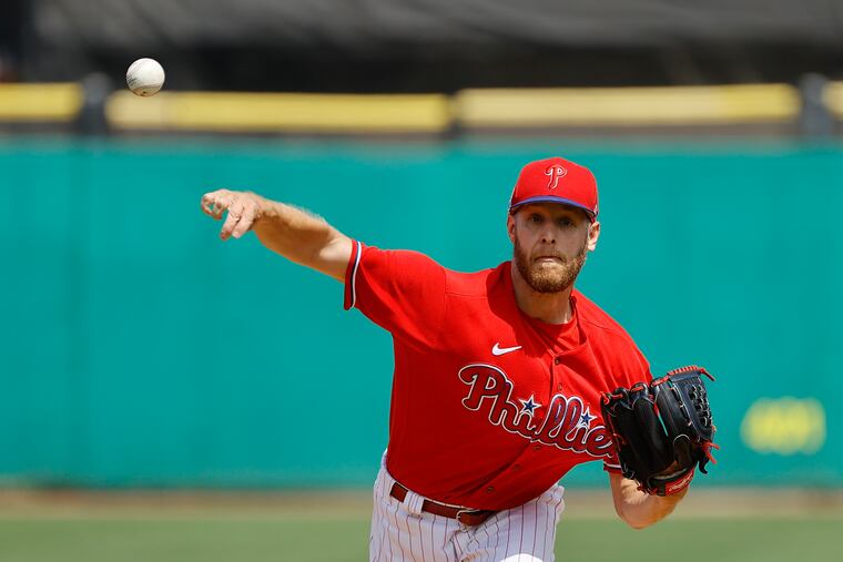 Phillies starting pitcher Zack Wheeler made his third start of the spring and allowed three runs on five hits in three innings.