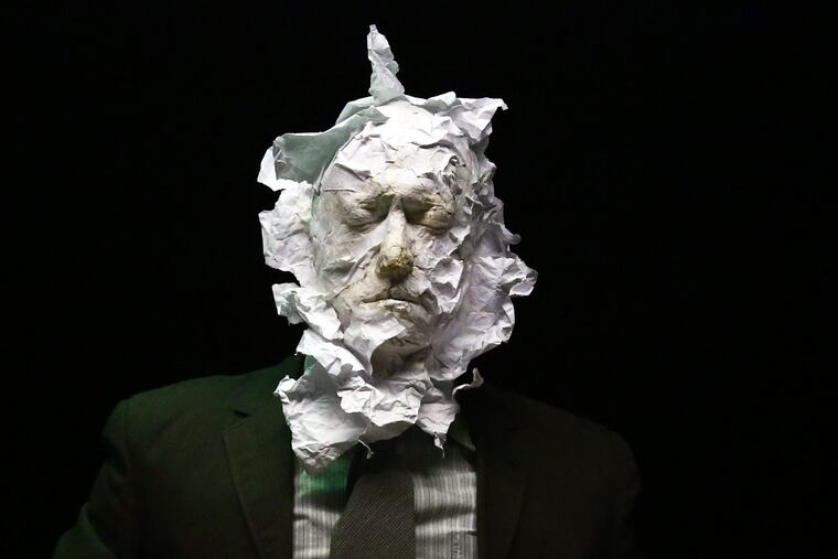 Trey Lyford in 'The Accountant,' the Philly Fringe Festival production premiering on Sept. 6 at Christ Church Neighborhood House in Old City.