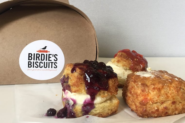 Birdie’s Biscuits, available at Reading Terminal.