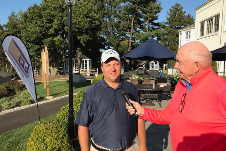 Alex Knoll, shown here after winning the 2019 Philadelphia PGA Professional Championship, will be competing this week for the first time in a major at the PGA Championship in San Francisco.