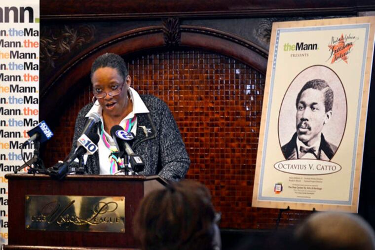 Rhoda Blount, of the Mann Center, discusses plans for the Philadelphia Freedom Festival.