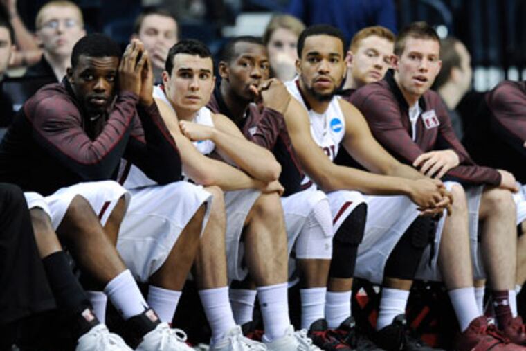 Temple was unable to win an NCAA tournament game. (AP Photo/Donn Jones)