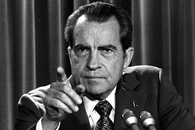 Former President Richard M. Nixon.