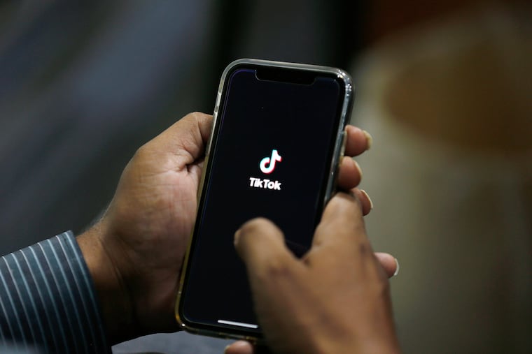 The social media app TikTok appears to make mental health content "stickier" than other topics, according to a Washington Post study. (AP Photo/Anjum Naveed, File)