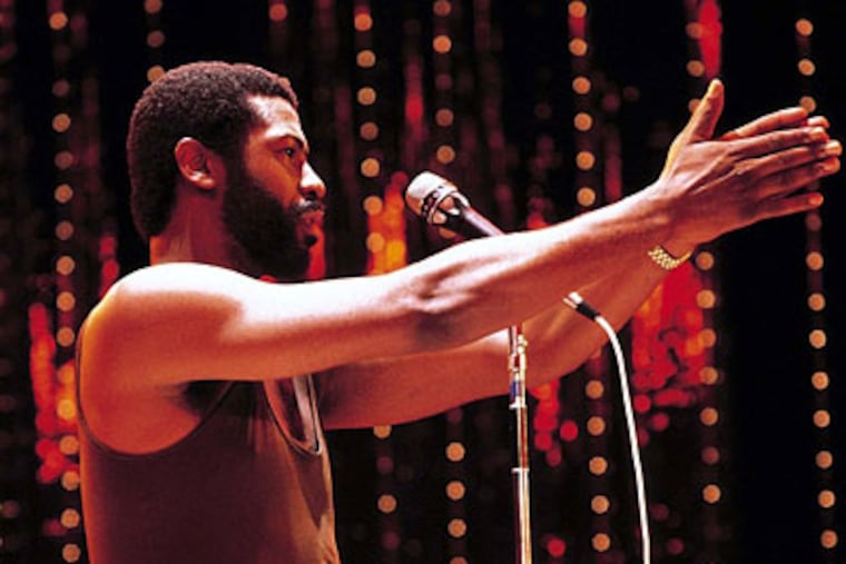 Soul singer Teddy Pendergrass died last night in Pa. He's shown here in his younger days. (File Photo, Barbara Shelley Public Relations / Neil Preston)