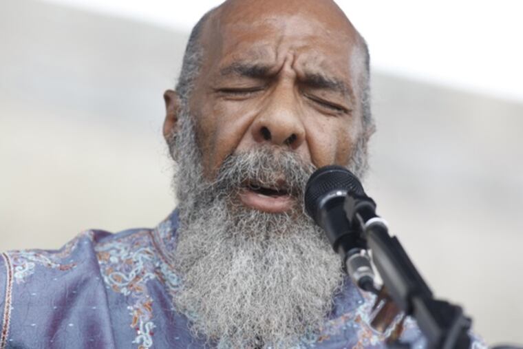 Richie Havens performs at the Newport Folk Festival in August. He still embodies a the strength and optimism of a generation.