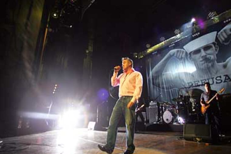 Morrissey's soul-baring lyrics have struck a chord in the hearts of the melancholically inclined for nearly three decades. (DAVID SWANSON / Staff Photographer)