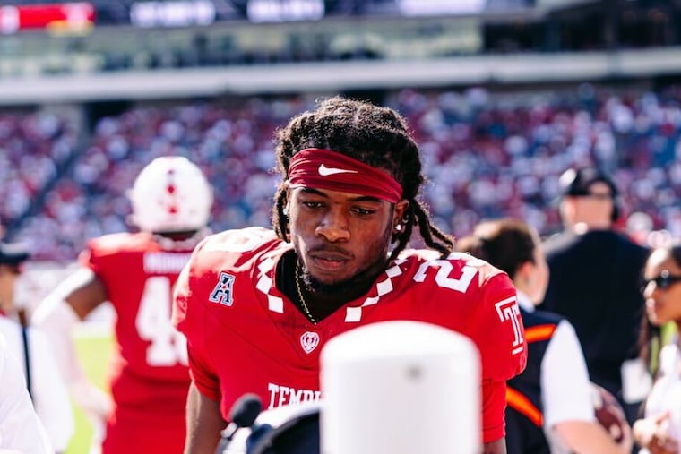 Temple running back Hunter Smith has scored two touchdowns so far this season.