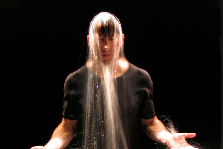 An image from "An Ocean Without a Shore," a video installation by Bill Viola at the Pennsylvania Academy of the Fine Arts.