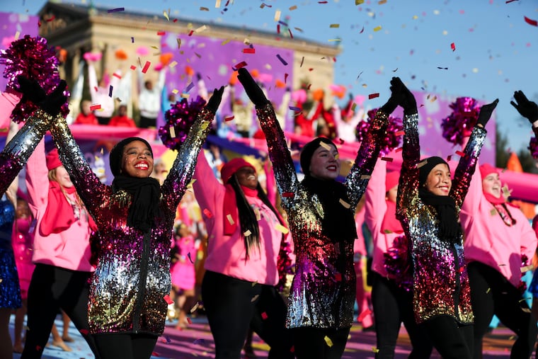 Dancers perform during the 6ABC Dunkin' Thanksgiving Day Parade.