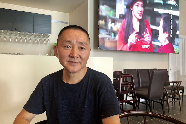 Tom Guo, on July 31, 2019, at his Dim Sum Mania restaurant in Media.